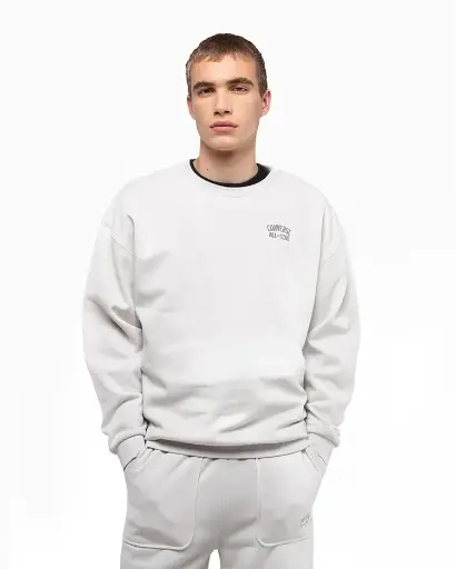 Converse Polerones Crew All Star Gris