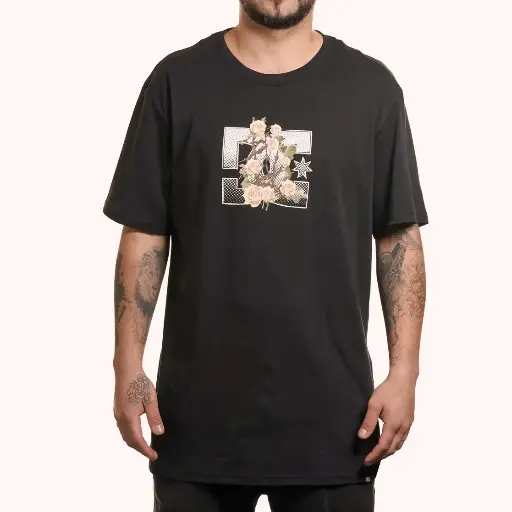 DC Shoes Poleras Rose and Thorn Star Kvj