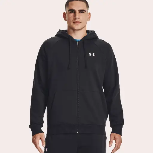 Under Armour Polerones Rival Fleece Cierre Hoodie Black