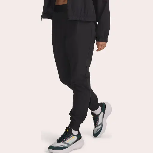 Under Armour Pantalones Rival High Rise Woven Pant Black