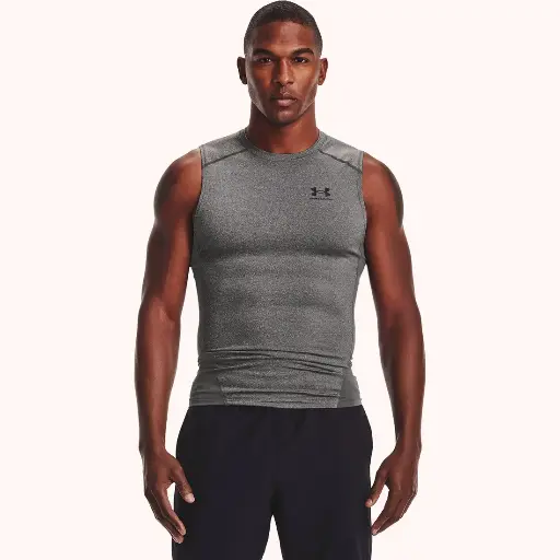 Under Armour Poleras Hombres Armour Comp Grey